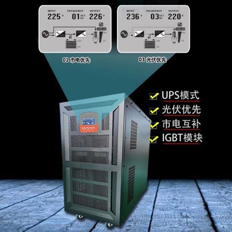 8KW太阳能发电系统全套家用光伏发电机离网发电设备