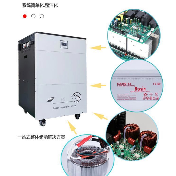 家储电源系统ESP5000W太阳能逆控一体机离网系